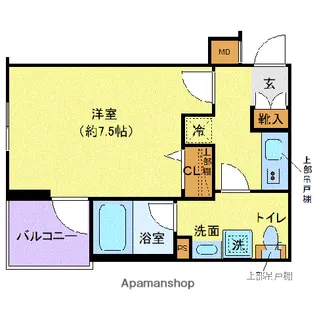 GROWS北赤羽【2階】の間取り