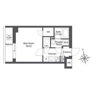 AIFLAT桜上水【4階】の間取り