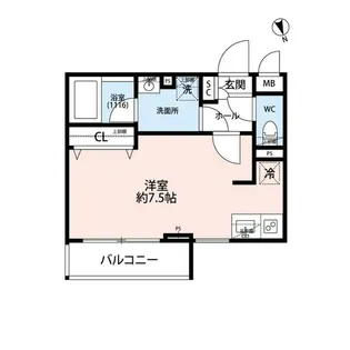 プレール・ドゥーク西荻窪【1階】の間取り