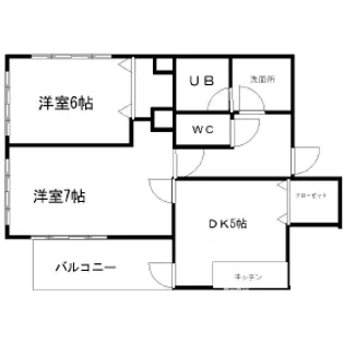 海野ビル【1階】の間取り