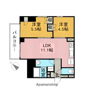 東京都杉並区荻窪5丁目【マンション】の間取り