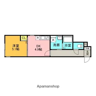 リブ・カレイド【1階】の間取り