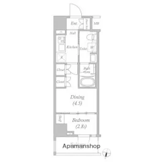 ARKMARK志茂STA.【9階】の間取り