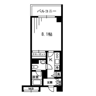 レジディア荻窪【5階】の間取り