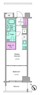 レジディア荻窪【1階】の間取り