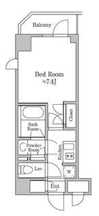 レジディア板橋【5階】の間取り