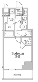 レジディア三軒茶屋Ⅲ【8階】の間取り