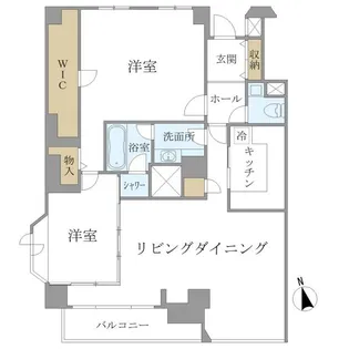 HOWFF RELAX三軒茶屋【2階】の間取り