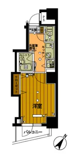 スカイコート駒沢大学【201号室号室】の間取り