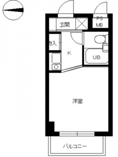スカイコート武蔵関伊勢亀ビル【604号室号室】の間取り