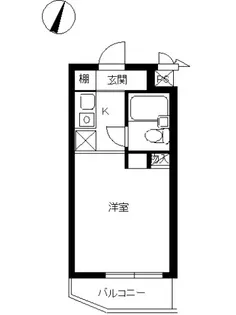 スカイコート千歳烏山第3【103号室号室】の間取り