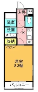 東京都三鷹市上連雀3丁目【マンション】の間取り