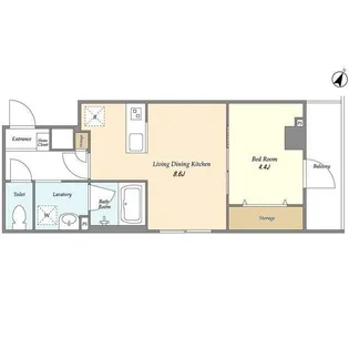 LOC’S赤羽志茂【2階】の間取り