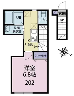 エペ石神井公園【2階】の間取り
