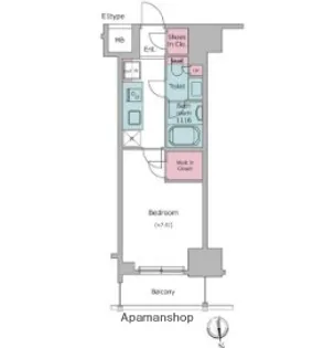東京都北区赤羽2丁目【マンション】の間取り