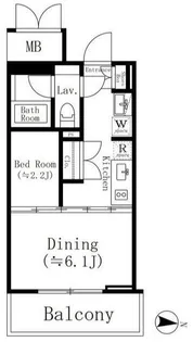 KOENJI CROSSOVER【4階】の間取り