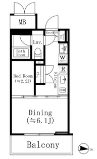 KOENJI CROSSOVER【8階】の間取り