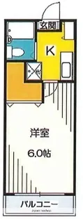 1Kの間取り画像