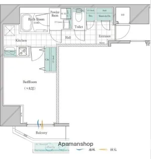 ガリシア大塚SOUTH【1階】の間取り