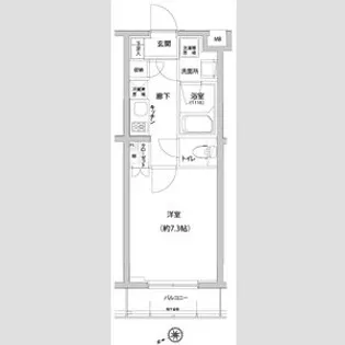 ハーモニーレジデンス西荻窪【5階】の間取り