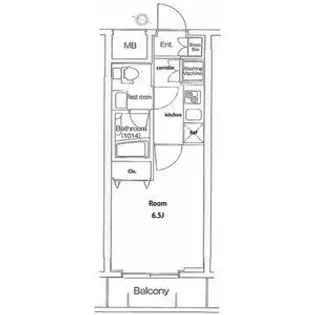 プレミアムキューブ東十条アリア【4階】の間取り