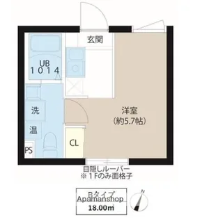 レピュア東十条駅前レジデンス【1階】の間取り