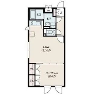 SーFORT駒沢大学【1階】の間取り