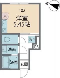 ブランシェ【102号室号室】の間取り