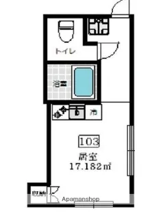 OPENGATE武蔵関【1階】の間取り