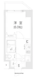 VERONA武蔵関LUSSO【7階】の間取り