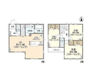 東京都世田谷区北烏山7丁目【一戸建】の間取り