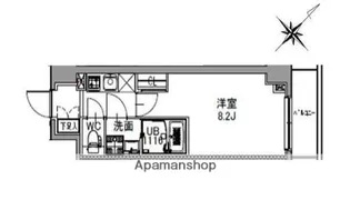 S−RESIDENCE王子WEST【3階】の間取り