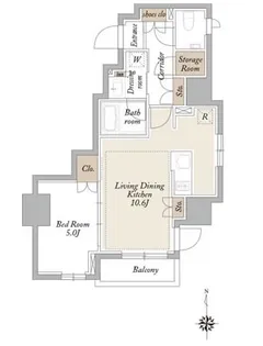 KDXレジデンス三鷹【0305号室】の間取り