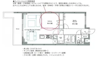 JMFレジデンス赤羽志茂【3階】の間取り