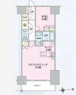 トラープランド翠命館【14階】の間取り