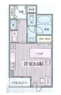 コンフォート荻窪【3階】の間取り