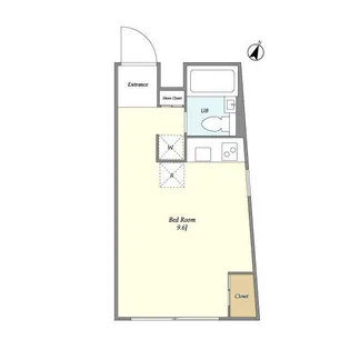 EST LARGO SHIBUYA【3階】の間取り