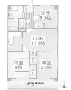 MACハイムアネックス【2階】の間取り