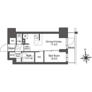 コンフォリア王子【3階】の間取り
