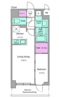 KDXレジデンス上石神井Ⅱ【5階】の間取り