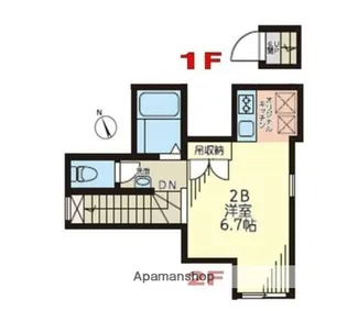 東京都板橋区前野町5丁目【アパート】の間取り