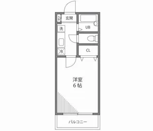 サンフォレスト【1階】の間取り