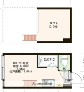 サンティア高円寺【1階】の間取り