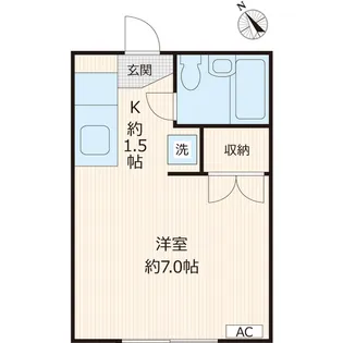 エイトハイム【1階】の間取り