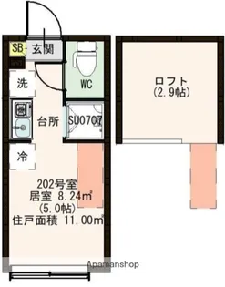 パークレジデンス久我山駅前【2階】の間取り