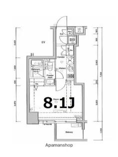 エルエー.ジーベック東十条【7階】の間取り