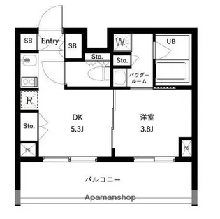 セジョリ高井戸【4階】の間取り