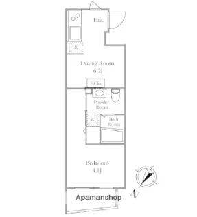 東京都世田谷区三宿2丁目【マンション】の間取り