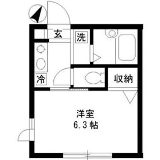 アイ・エステート下北沢【1階】の間取り