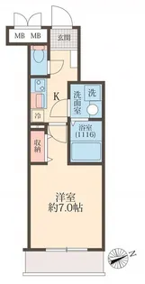 SAKURA【4階】の間取り